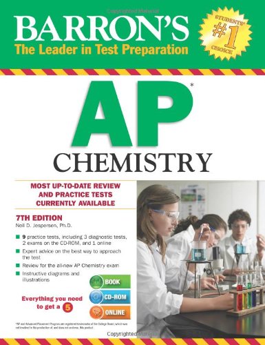 Stock image for Barron's AP Chemistry with CD-ROM, 7th Edition for sale by Better World Books: West