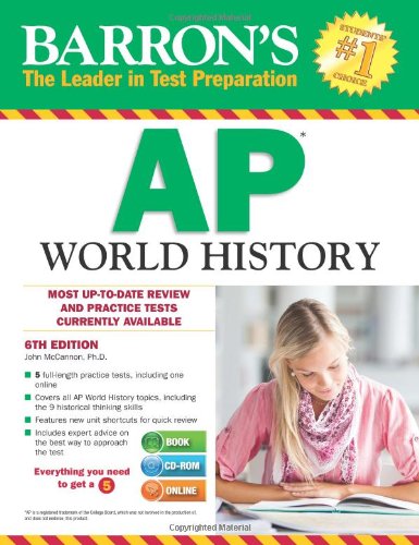 Stock image for Barron's AP World History with CD-ROM for sale by Books Unplugged