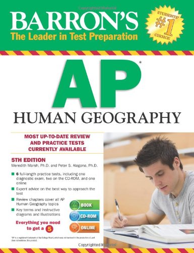Stock image for Barron's AP Human Geography with CD-ROM, 5th Edition for sale by SecondSale