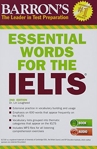 Stock image for Essential Words for the IELTS with MP3 CD, 2nd Edition (Barrons Essential Words for the Ielts (W/CD)) for sale by suffolkbooks