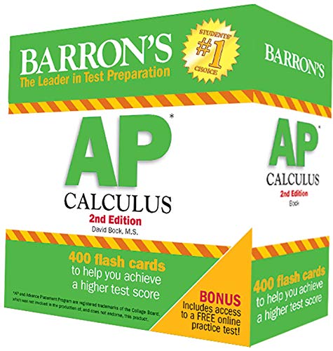 Beispielbild fr Barron's AP Calculus Flash Cards, 2nd Edition zum Verkauf von SecondSale