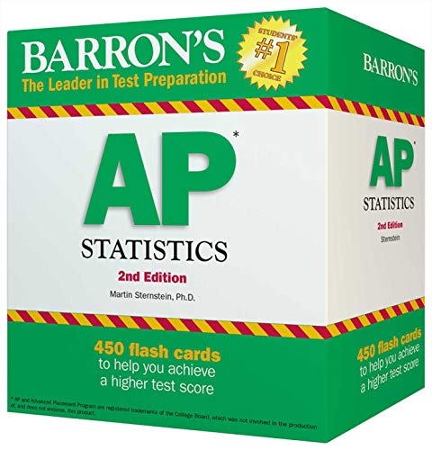 Beispielbild fr Barron's AP Statistics Flash Cards zum Verkauf von Better World Books