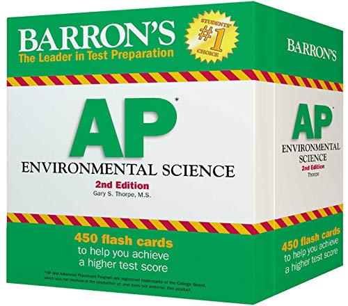 Imagen de archivo de Barron's AP Environmental Science Flash Cards, 2nd Edition a la venta por HPB-Red