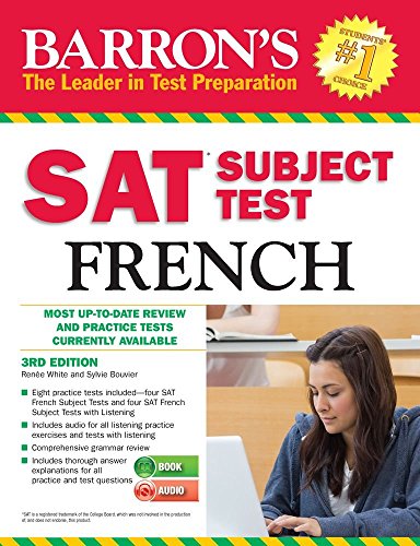 Beispielbild fr Barron's SAT Subject Test French with Audio CDs, 3rd Edition zum Verkauf von Wonder Book
