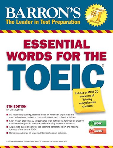 Stock image for Essential Words for the TOEIC with MP3 CD, 5th Edition for sale by St Vincent de Paul of Lane County