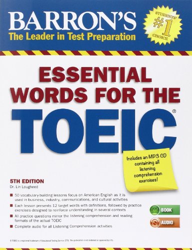 9781438074450: Essential Words for the Toeic with MP3 CD, 5th Edition (Barron's Essential Words for the Toeic Test)