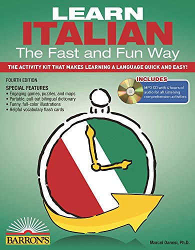 Beispielbild fr Learn Italian the Fast and Fun Way with Online Audio (Barron's Fast and Fun Foreign Languages) zum Verkauf von GF Books, Inc.