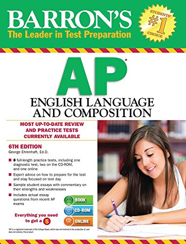 Stock image for Barron's AP English Language and Composition with CD-ROM for sale by HPB-Red