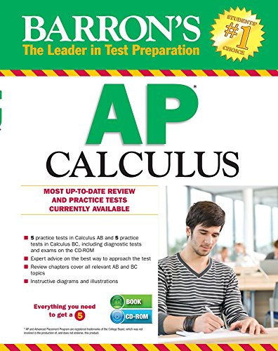 Stock image for Barron's AP Calculus with CD-ROM, 13th Edition for sale by Discover Books