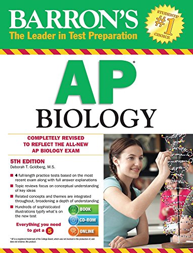 Stock image for Barron's AP Biology with CD-ROM, 5th Edition for sale by BookHolders