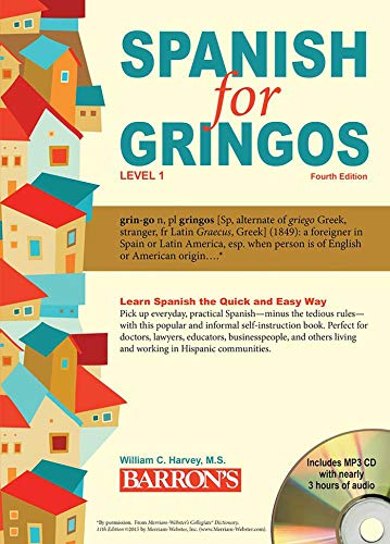 Stock image for Spanish for Gringos, Level 1: with MP3 CD (Barron's Foreign Language Guides) for sale by HPB-Ruby