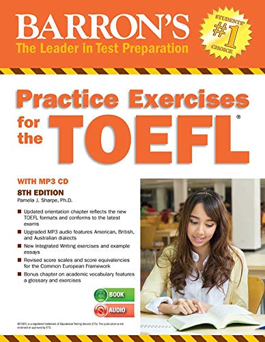 Stock image for Practice Exercises for the TOEFL with MP3 CD (Barrons Test Prep) for sale by KuleliBooks