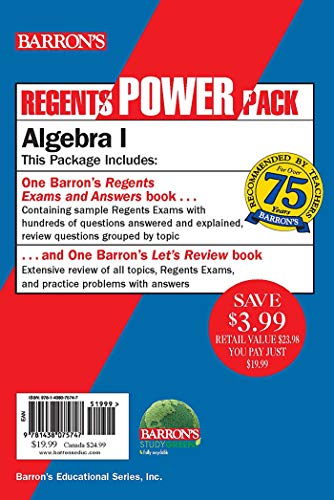 Stock image for Algebra I Power Pack (Regents Power Packs) for sale by SecondSale