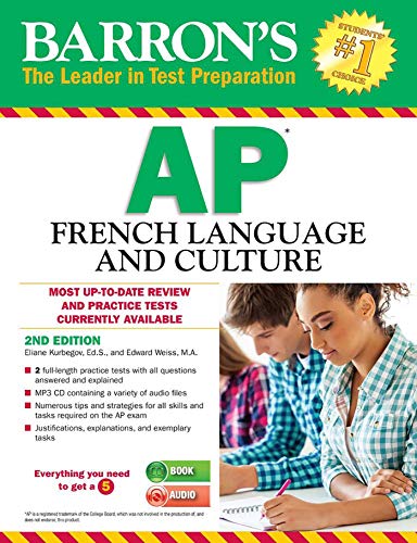 Stock image for Barron's AP French Language and Culture with MP3 CD (Barron's AP French (W/CD)) for sale by SecondSale