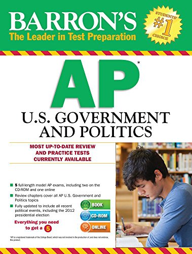 Beispielbild fr Barron's AP U. S. Government and Politics with CD-ROM zum Verkauf von Better World Books