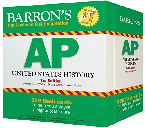 Beispielbild fr Barron's AP US History Flash Cards, 3rd Edition zum Verkauf von Half Price Books Inc.