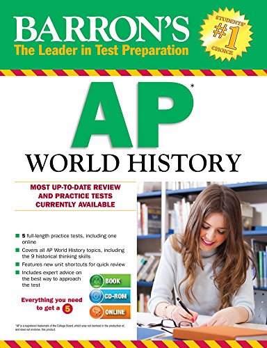 Stock image for Barron's AP World History with CD-ROM, 7th Edition for sale by SecondSale