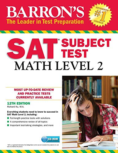9781438076324: Barron's SAT Subject Test: Math Level 2 with CD-ROM