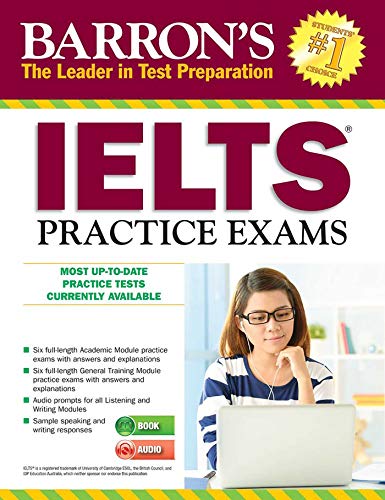Stock image for IELTS Practice Exams with MP3 CD (Barron's Ielts Practice Exams) for sale by HPB-Emerald