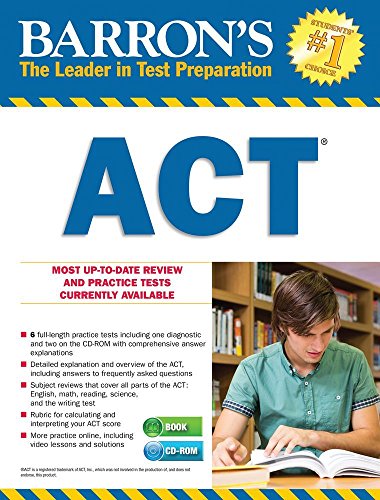 Stock image for Barron's ACT with CD-ROM, 2nd Edition (Barron's Act (Book & CD-Rom)) for sale by Open Books