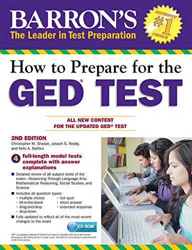 9781438076386: How to Prepare for the GED Test with CD-ROM, 2nd Edition (Barron's AP)