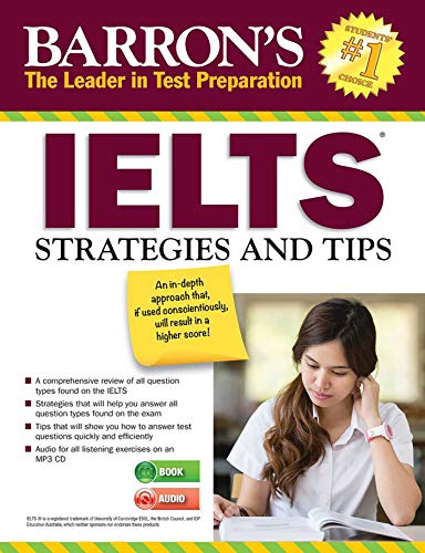 Stock image for IELTS Strategies and Tips with MP3 CD, 2nd Edition (Barrons Test Prep) for sale by Zoom Books Company