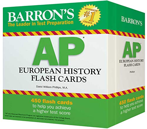 Stock image for Barron's AP European History Flash Cards for sale by HPB-Emerald