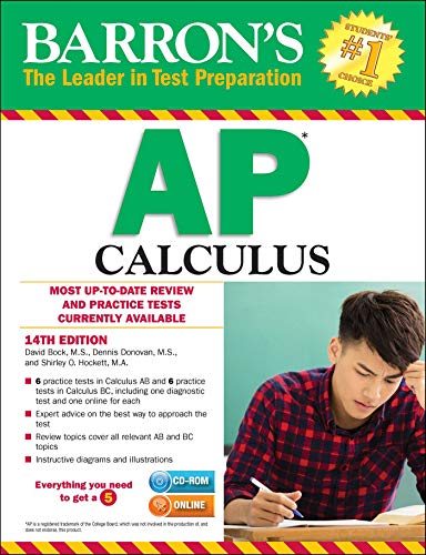 Stock image for Barron's AP Calculus with CD-ROM for sale by Better World Books