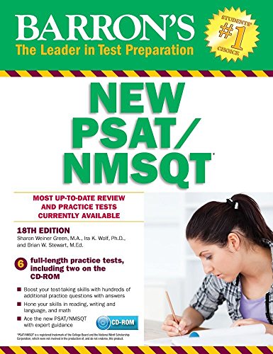 Beispielbild fr Barron's NEW PSAT/NMSQT with CD-ROM, 18th Edition (Barron's PSAT/NMSQT) zum Verkauf von SecondSale