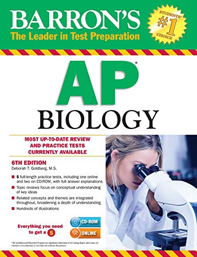 Stock image for Barron's AP Biology with CD-ROM, 6th Edition (Barron's Ap Biology (Book & CD-Rom)) for sale by SecondSale