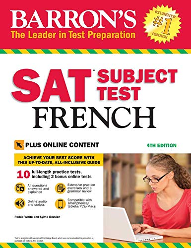 Imagen de archivo de SAT Subject Test French with Online Tests a la venta por Better World Books