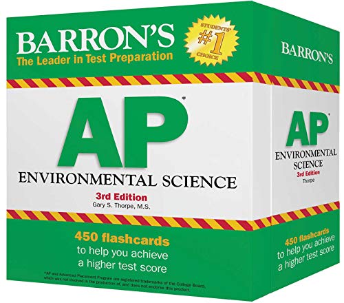 9781438078762: AP Environmental Science Flash Cards (Barron's Test Prep)
