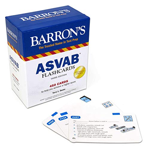 Stock image for ASVAB Flashcards (Barron's Test Prep) for sale by Half Price Books Inc.