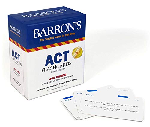 Imagen de archivo de ACT Flashcards (Barron's Test Prep) a la venta por HPB-Red