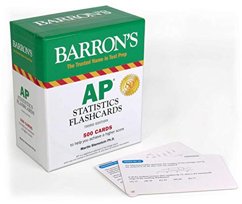 Stock image for AP Statistics Flashcards (Barron's Test Prep) for sale by BooksRun