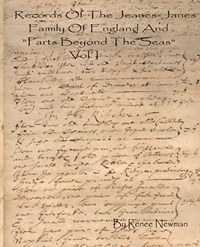 9781438235295: Records of the Jeanes-Janes Family of England and "Parts Beyond the Seas"