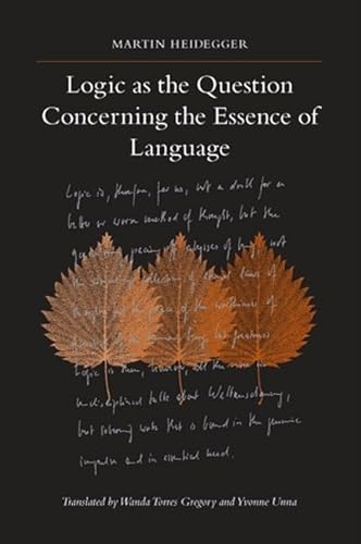 9781438426730: Logic As the Question Concerning the Essence of Language (Suny Series in Contemporary Continental Philosophy)