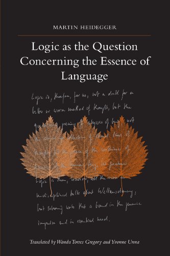 9781438426747: Logic As the Question Concerning the Essence of Language (SUNY series in Contemporary Continental Philosophy)