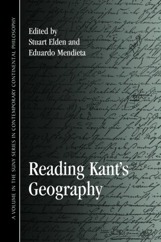 Beispielbild fr Reading Kant's Geography (SUNY series in Contemporary Continental Philosophy) zum Verkauf von Books From California