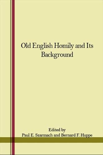 9781438451480: Old English Homily and Its Background