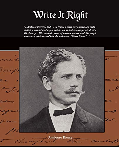 Write It Right (9781438510279) by Bierce, Ambrose