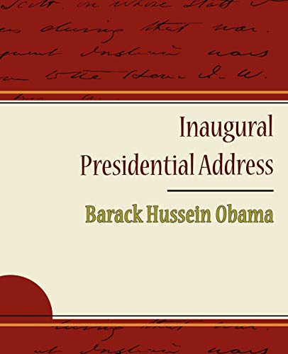 Imagen de archivo de Inaugural Presidential Address a la venta por PBShop.store US