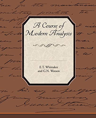 9781438513904: A Course Of Modern Analysis