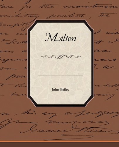 Milton (9781438517261) by Bailey, John