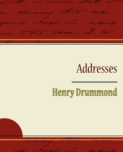 Addresses (9781438525686) by Drummond, Henry