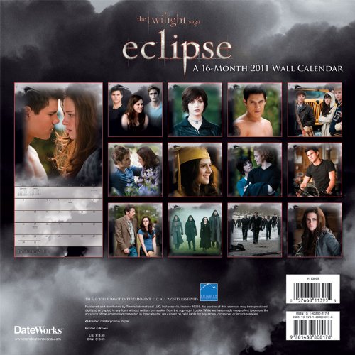 9781438808178: Twilight Eclipse 2011 Calendar