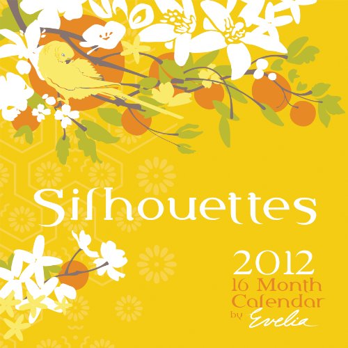 9781438810737: Evelia - Silhouettes 2012 Linen Wall Calendar