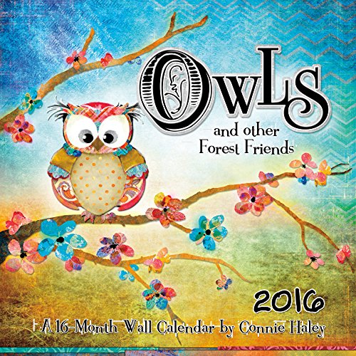 Stock image for Owls by Connie Haley 2016 Wall Calendar for sale by Goodbookscafe