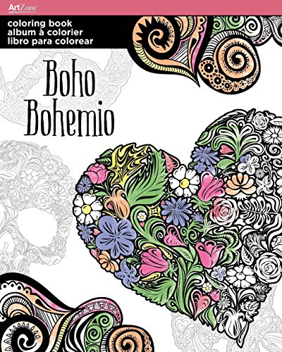 Imagen de archivo de Trends International Adult Coloring Book, Bohemian Designs a la venta por Half Price Books Inc.