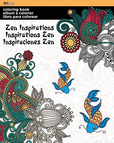 Imagen de archivo de Trends International Adult Coloring Book, Zen Inspirations a la venta por Half Price Books Inc.